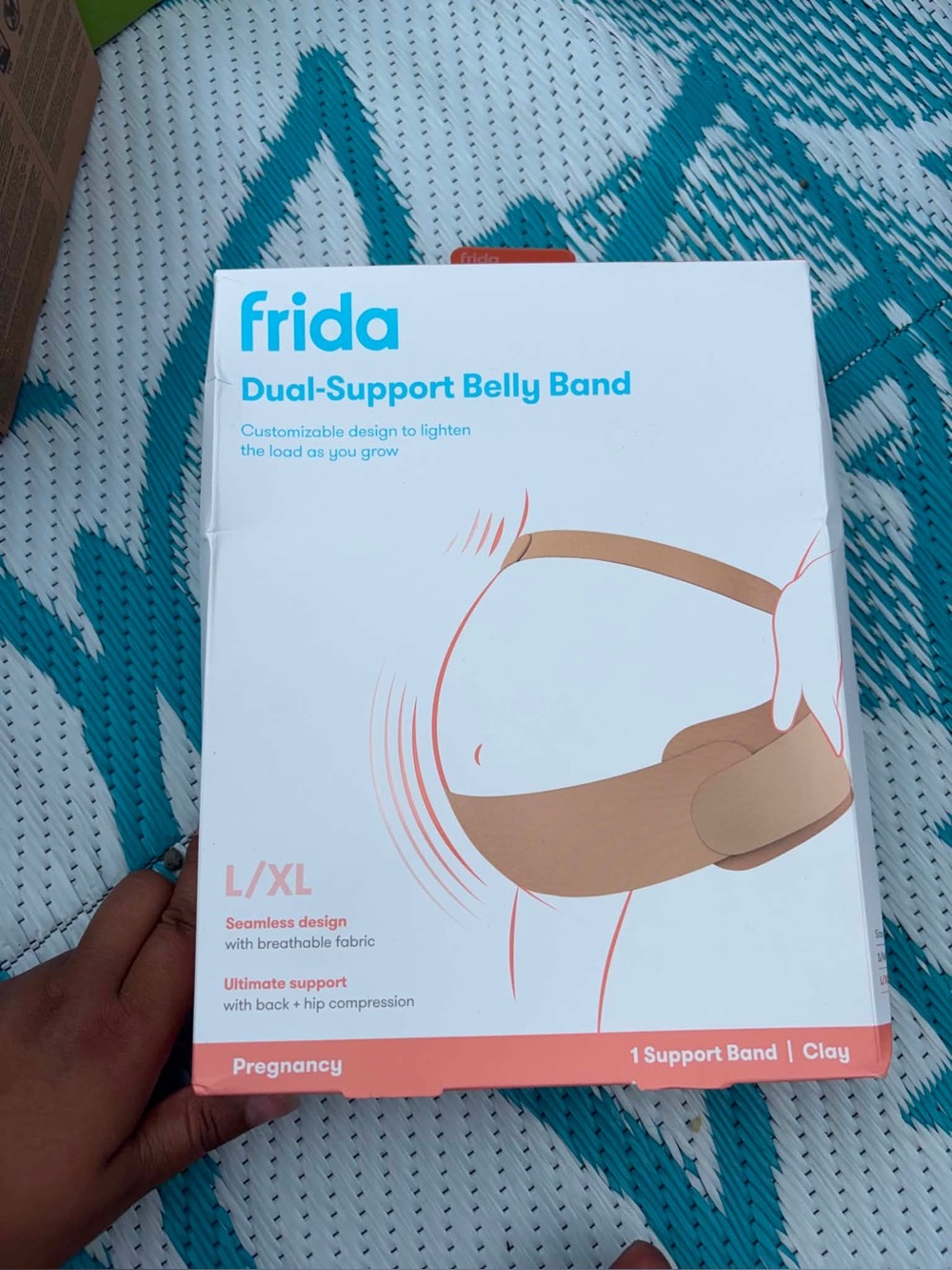 Dual-Support Belly Band L/XL in Clay